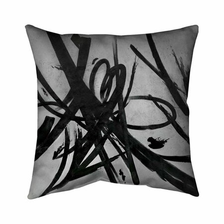 FONDO 20 x 20 in. Circular Strokes-Double Sided Print Indoor Pillow FO3337715
